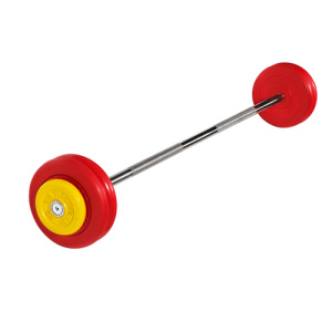 Штанга неразборная 27,5 кг d=25мм цветная  MB-BarMW-C27,5 MB Barbell