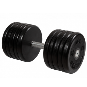Гантель неразборная с невращающейся ручкой классик 57 кг MB-FdbEM-BN57 MB Barbell