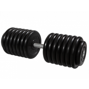 Гантель неразборная с вращающейся ручкой профи 76кг MB-FdbM-B76 MB Barbell