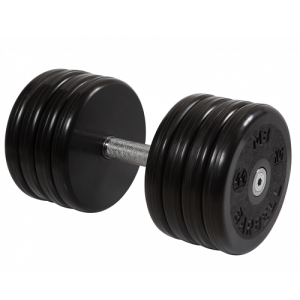 Гантель неразборная с вращающейся ручкой классик 44кг MB-FdbEM-B44 MB Barbell