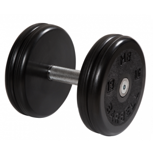 Гантель неразборная с вращающейся ручкой классик 19кг MB-FdbEM-B19 MB Barbell