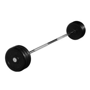 Штанга неразборная 35 кг d=25мм черная MB-BarMW-B35 MB Barbell