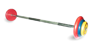 Штанга неразборная 47,5 кг d=25мм цветная MB-BarMW-C47,5 MB Barbell