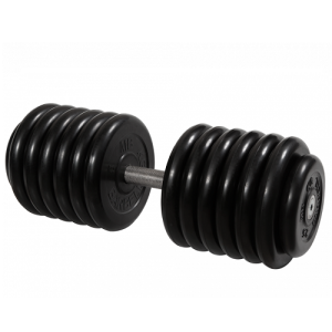 Гантель неразборная с вращающейся ручкой профи 66кг MB-FdbM-B66 MB Barbell