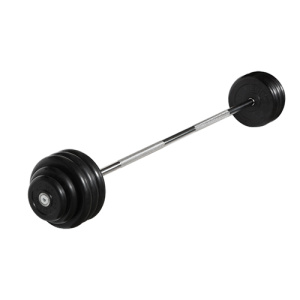 Штанга неразборная 42,5 кг d=25мм черная MB-BarMW-B42,5 MB Barbell
