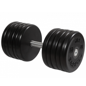 Гантель неразборная с невращающейся ручкой классик 53 кг MB-FdbEM-BN53 MB Barbell