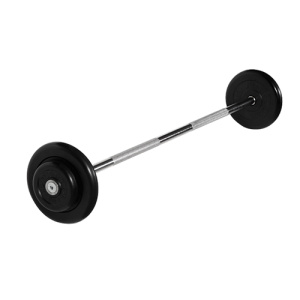 Штанга неразборная 17,5 кг d=25мм черная MB-BarMW-B17,5 MB Barbell