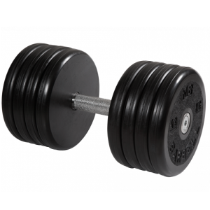 Гантель неразборная с вращающейся ручкой классик 43кг MB-FdbEM-B43 MB Barbell