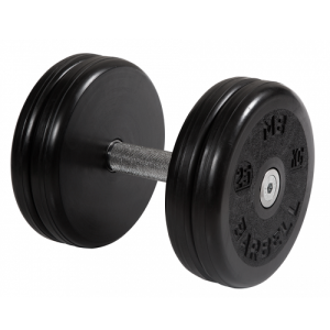 Гантель неразборная с вращающейся ручкой классик 25кг MB-FdbEM-B25 MB Barbell