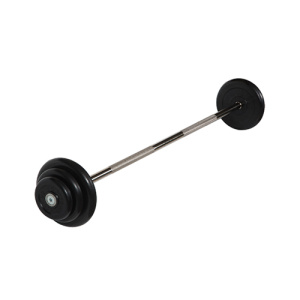 Штанга неразборная 22,5 кг d=25мм черная MB-BarMW-B22,5 MB Barbell