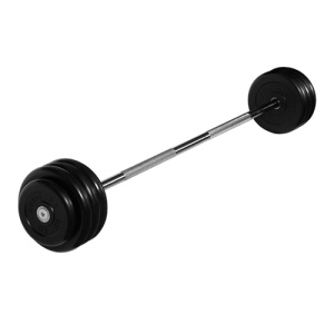 Штанга неразборная 40 кг d=25мм черная MB-BarMW-B40 MB Barbell