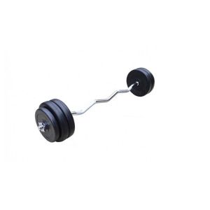 Штанга разборная черная W-образная d=30 145,6 кг MB-BW30-145,6-1270 MB Barbell