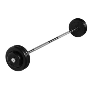 Штанга неразборная 27,5 кг d=25мм черная MB-BarMW-B27,5 MB Barbell