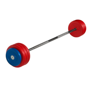 Штанга неразборная 40 кг d=25мм цветная  MB-BarMW-C40 MB Barbell