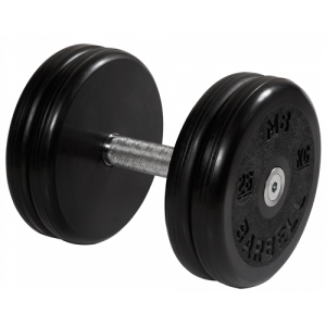 Гантель неразборная с невращающейся ручкой классик 26 кг MB-FdbEM-BN26 MB Barbell