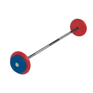 Штанга неразборная 20 кг d=25мм цветная MB-BarMW-C20 MB Barbell