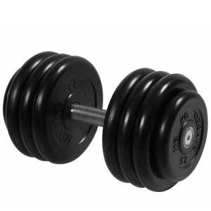 Гантель неразборная с невращающейся ручкой профи 36 кг MB-FdbM-BN36 MB Barbell