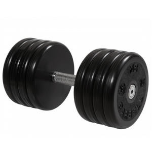 Гантель неразборная с вращающейся ручкой классик 46кг MB-FdbEM-B46 MB Barbell