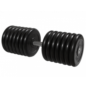 Гантель неразборная с вращающейся ручкой профи 71кг MB-FdbM-B71 MB Barbell