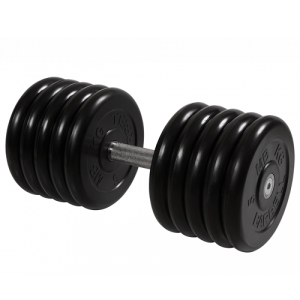 Гантель неразборная с невращающейся ручкой профи 51 кг MB-FdbM-BN51 MB Barbell