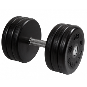 Гантель неразборная с вращающейся ручкой классик 36кг MB-FdbEM-B36 MB Barbell