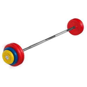 Штанга неразборная 32,5 кг d=25мм цветная MB-BarMW-C32,5 MB Barbell
