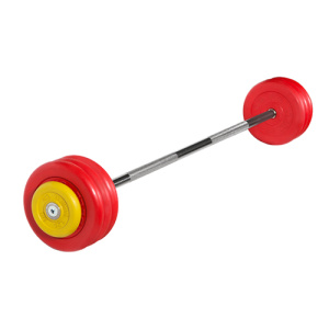Штанга неразборная 37,5 кг d=25мм цветная MB-BarMW-C37,5 MB Barbell