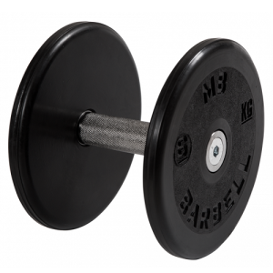 Гантель неразборная с вращающейся ручкой классик 6кг MB-FdbEM-B6 MB Barbell