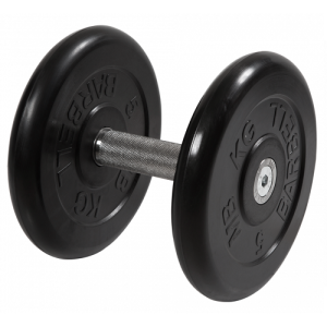 Гантель неразборная с невращающейся ручкой профи 11кг MB-FdbM-BN11 MB Barbell