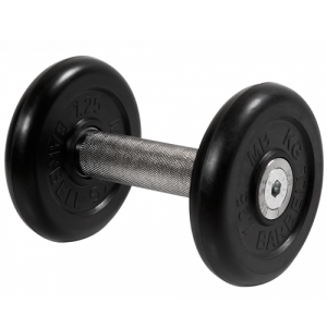 Гантель неразборная с невращающейся ручкой профи 3,5 кг MB-FdbM-BN3,5 MB Barbell
