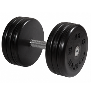 Гантель неразборная с вращающейся ручкой классик 32кг MB-FdbEM-B32 MB Barbell