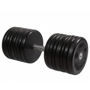 Гантель неразборная с вращающейся ручкой классик 59кг MB-FdbEM-B59 MB Barbell