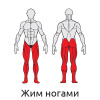 Уличный тренажер Жим ногами с дисками S412 IronKing