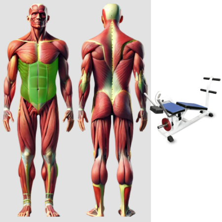 Пресс машина скручивание MB 4.14 MB Barbell